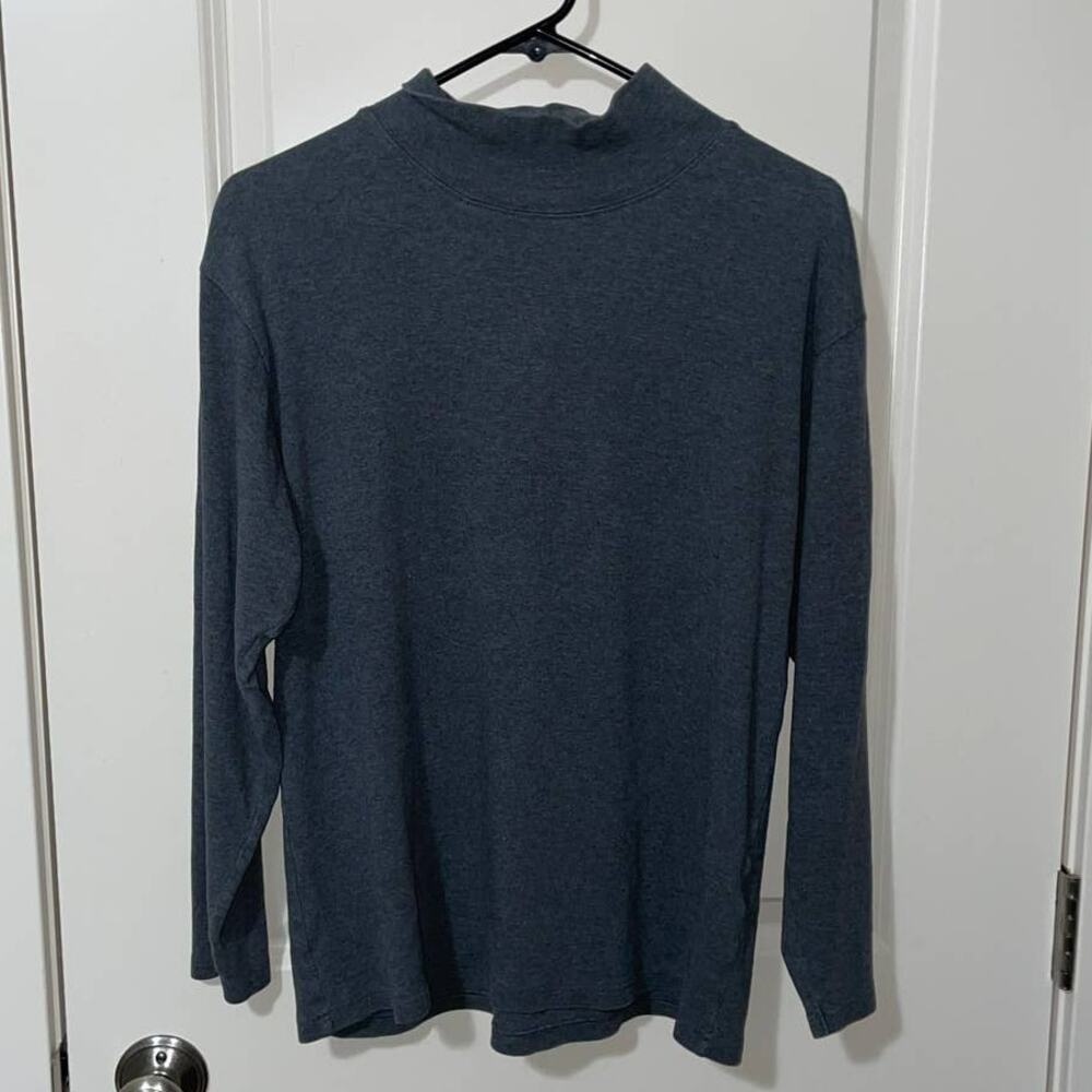 Eddie Bauer Gray Long Sleeve Shirt Size Medium
